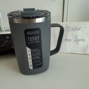 BrüMate Toddy Coffee Mug - Matte Gray